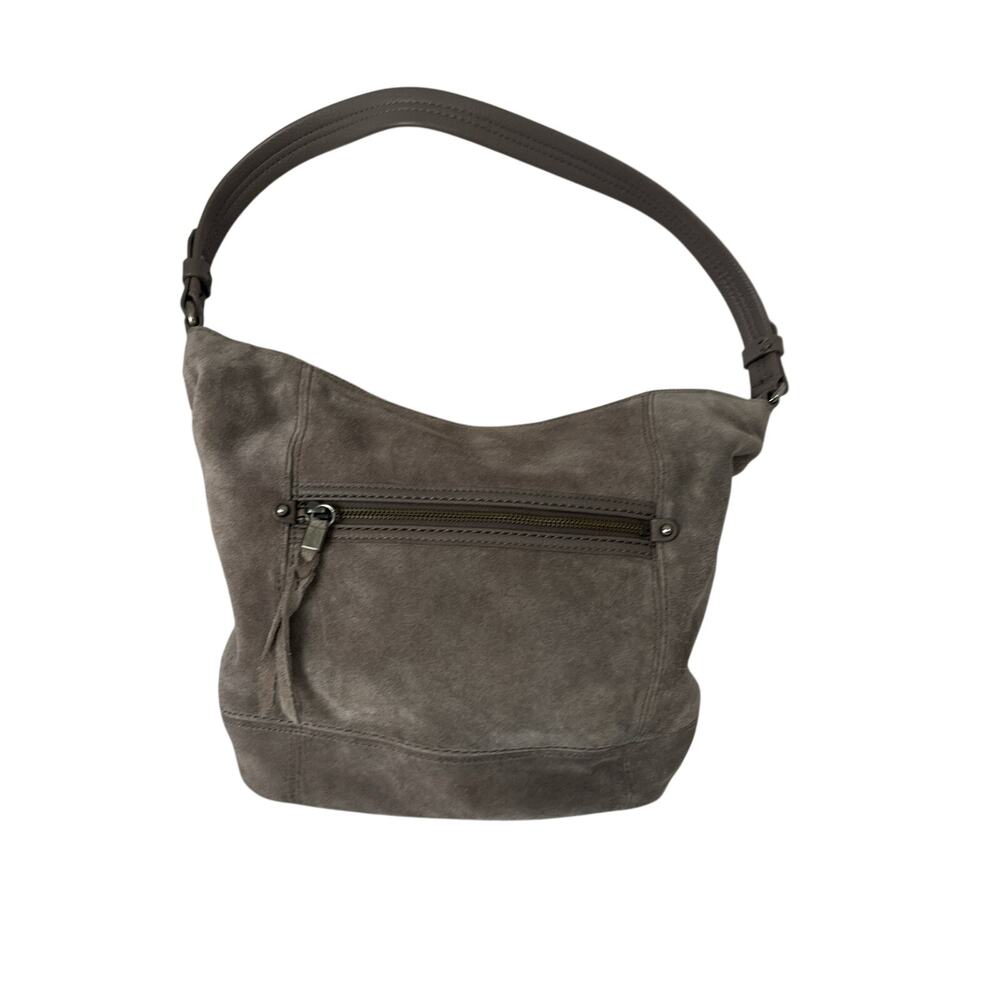 The Sak Sequoia Suede Hobo Bag – Mushroom Gray – Boho Slouchy Shoulder Bag